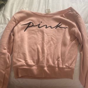PINK off the shoulder sweater